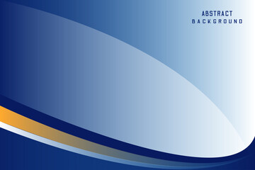 Abstract background blue wave style design banner template