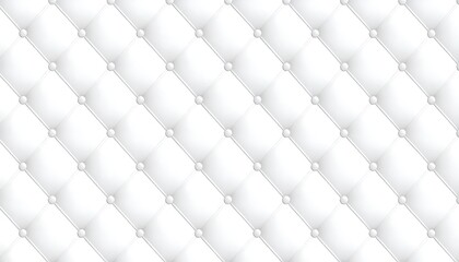 White tufted upholstery pattern