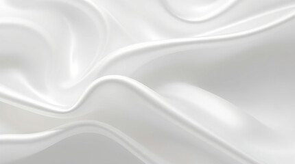 Obraz premium Elegant White Silk Liquid Abstract Background