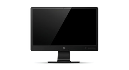 Fototapeta premium Modern Desktop Computer Monitor with Sleek Design Perfect for Work and Entertainment