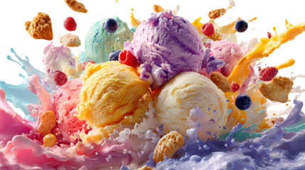 Object, ice cream cone, cloudscape, sky, ice cream, snacks, summer, heat wave