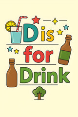 text, D is for Drink,generative ai