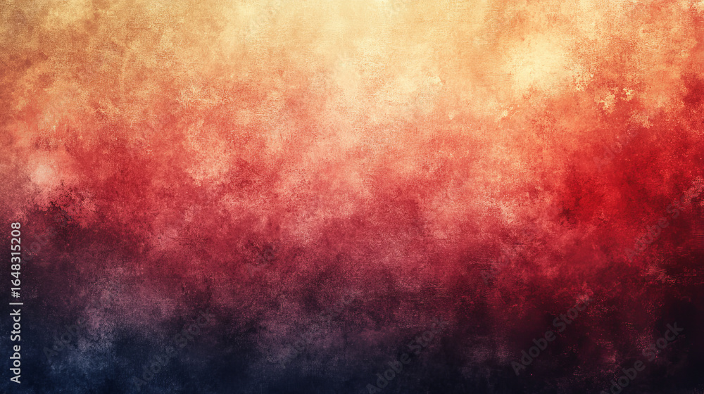 Poster abstract background with warm and cool color gradients