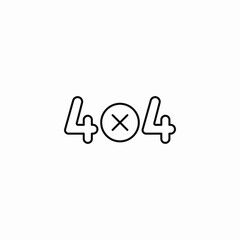 error symbol icon sign vector