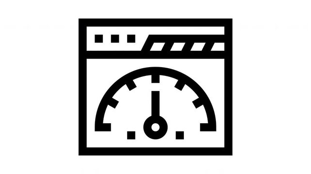 Web development minimalist line animation