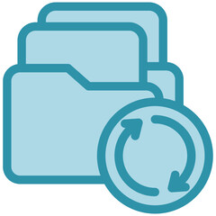 Backup Icon Mini Illustration Icon. Use For Modern Concept, Print, Ui, Ux Kit, Web And App Development. Vector Related To Office, Education, Examination And More