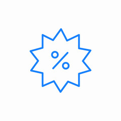 discount offer badge icon sign vector