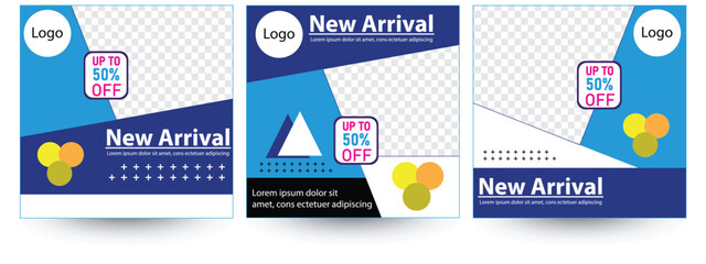 Advertising Template Background Design EPS Vector Illustration – Modern Social Media Promotion Layout, Minimalist Gradient Backdrop, Editable Marketing Post Design for Business and Branding