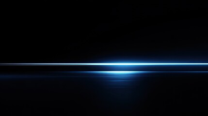 Dark background with a horizontal light blue line