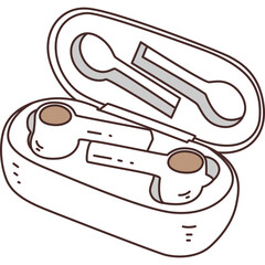 Earbuds Wireless Illustration