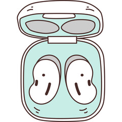 Earbuds Wireless Illustration