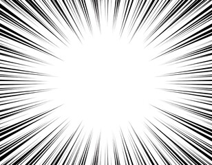 Radial black lines radiating from center