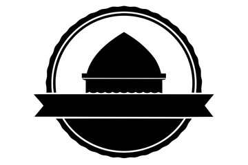 Fototapeta premium Classic Dome Emblem: Customizable Badge & Banner Logo