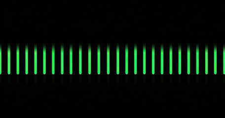 Dark background with many vertical green lines