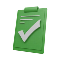 green check mark on isolated white Background
