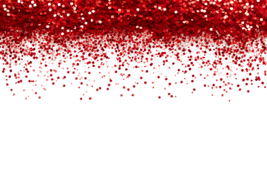 red glitter sparkle party celebration explosion PNG transparent background isolated graphic resource cutout
