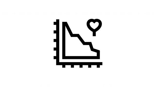 Decrease minimalist line animation