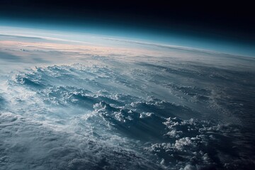 Earth from space, atmospheric clouds