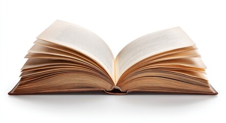 Obraz premium Open book, pages spread, aged appearance