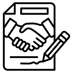 Contract Agreement Icon