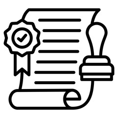 Permit Document Icon