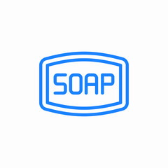 bar of soap icon sign vector