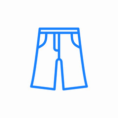 shorts clothing icon sign vector