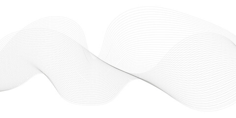 Abstract modern element black and white line waves background. 