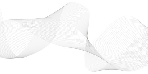 Abstract wave element for design. Digital frequency track equalizer. Stylized line art background. Vector