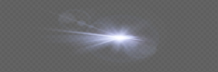 Vector transparent sunlight special lens flare light effect.