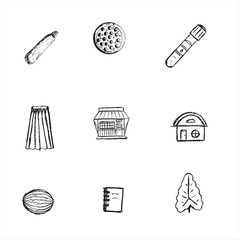 A COLLECTION OF VARIOUS TYPES OF ILLUSTRATION SKETCHES