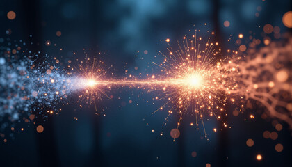 The image shows a group of children sitting around a table playing a board game. On the table there is a game board with trees and other objects