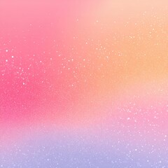 Fototapeta premium Soft, pastel gradient with sparkly, scattered glitter