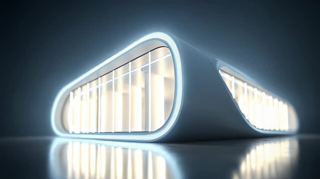Futuristic Architecture Design Full of Technology