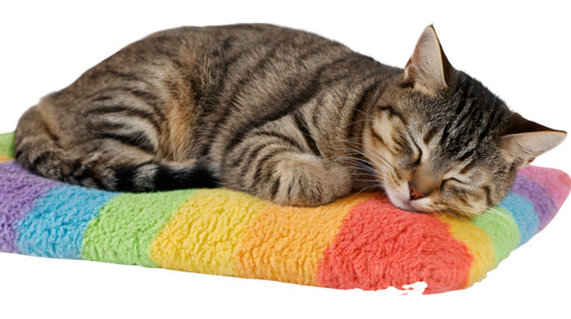 cat lying on the floor