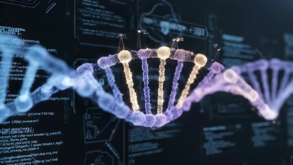 Dna strand digital illustration - Powered by Adobe