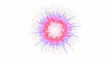 Obraz premium Vibrant Burst of Color Explosion Art Design.