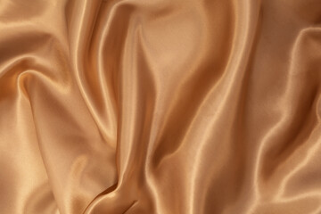 Gold fabric texture of natural for background. Luxurious canvas background.