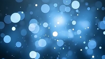 blue white gray bokeh background, swirling bokeh lights, abstract light particles, floating bokeh animation, seamless loop background, dreamy light texture, elegant light overlay, cinematic bokeh  - Powered by Adobe