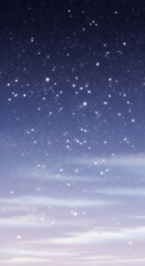 Obraz premium Celestial expanse shimmering starfield with celestial illumination and ethereal wonder