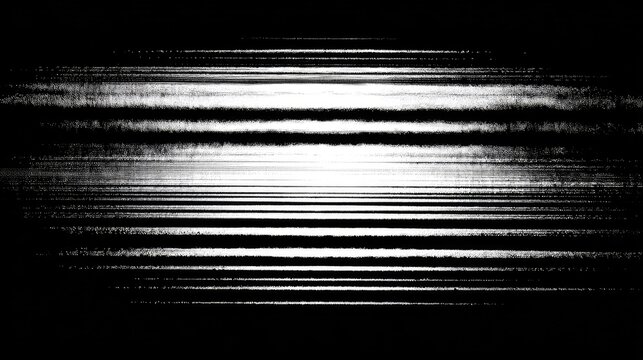 Abstract black and white horizontal lines