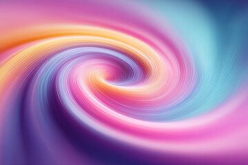 Fototapeta premium 3d illustration of abstract iridescent rainbow colorful swirl in vibrant background,abstract colorful background