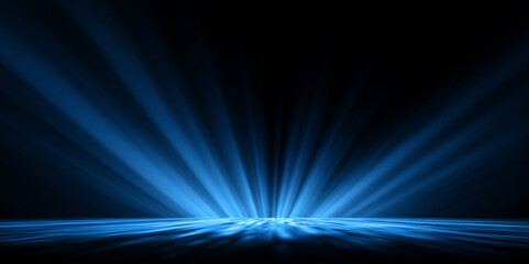 abstract black background with blue rays,speed light streak wave on black background, neon motion blur spotlight effect,glowing speed lines,abstract background with waves ray light