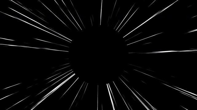 japanese anime speed line. Moving zoom speed line, comic anime action