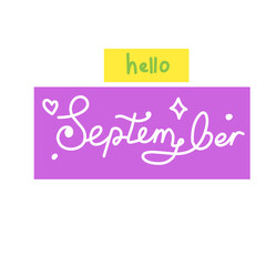 hello September stickers