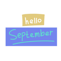 hello September stickers