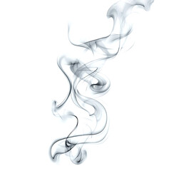 Isolated Smoke Trail on Transparent Background