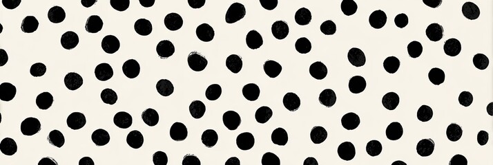 Abstract polka dot pattern