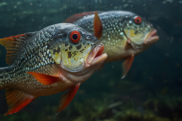 double Amazon fish