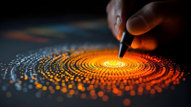 Hand adding dot to performance heatmap chart - Powered by Adobe